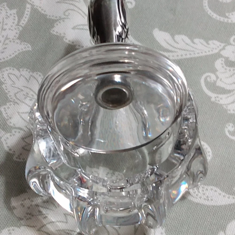 International Sterling Crystal Vanity Jar